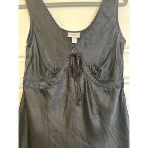 Y2K Isaac Mizrahi For Target Silk Blouse, Black, Size Medium, Soft